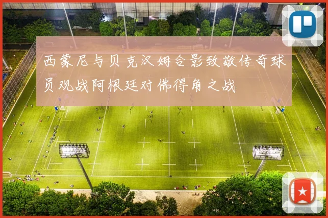 西蒙尼与贝克汉姆合影致敬传奇球员观战阿根廷对佛得角之战